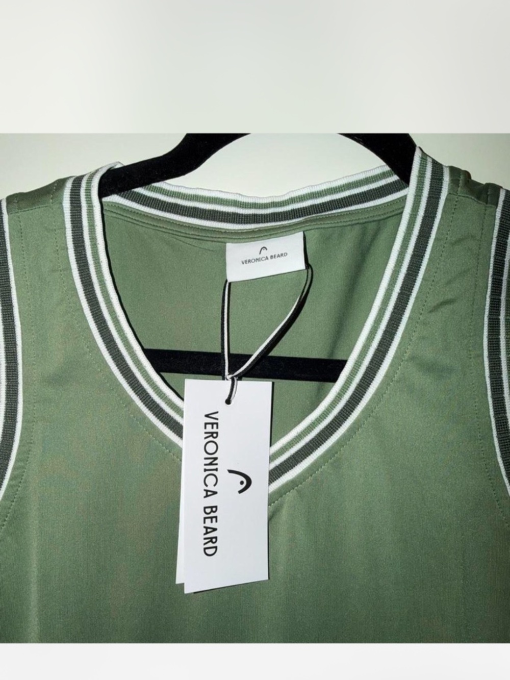 Veronica beard x Head green tennis skirt & tank - matching set (Small) - Picture 5 of 12